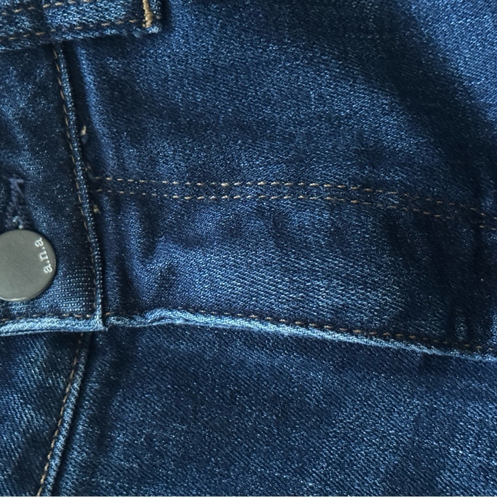 a.n.a Women's High Rise Jeans - Dark Blue - Picture 7 of 9